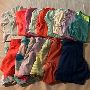 Girls 7/8 lot of tops and bottoms